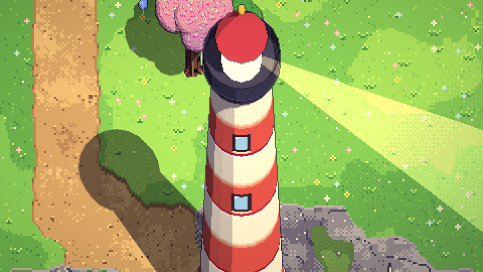 Le phare de Marigold Cove et son faisceau